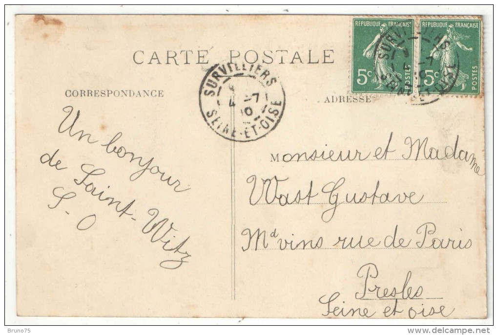 95 - SAINT-WITZ - Ancien Relais Des équipages Du Prince De Condé - Vue Générale Côté Nord - Edition Gaudet - 1910 - Saint-Witz