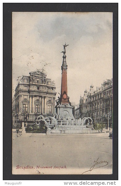 DF / BELGIQUE / BRUXELLES / MONUMENT ANSPACH - Monumentos, Edificios