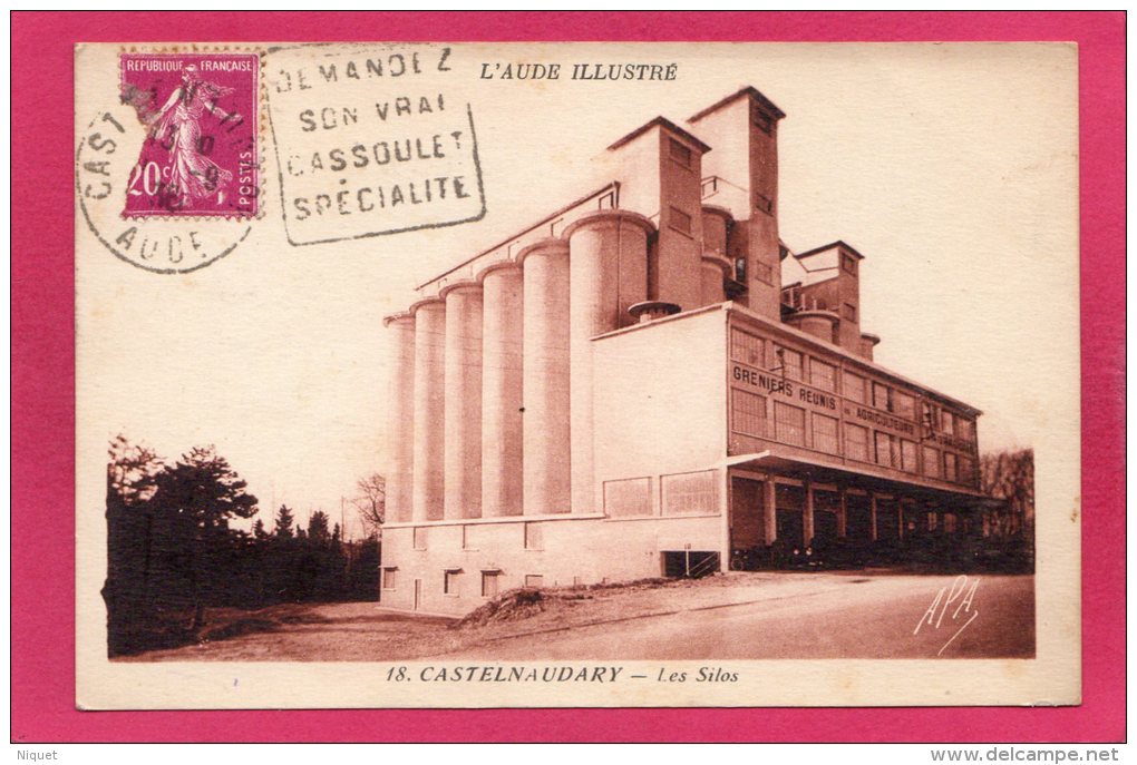 11 AUDE CASTELNAUDARY, Les Silos, 1936,  (Poux, Albi) - Castelnaudary