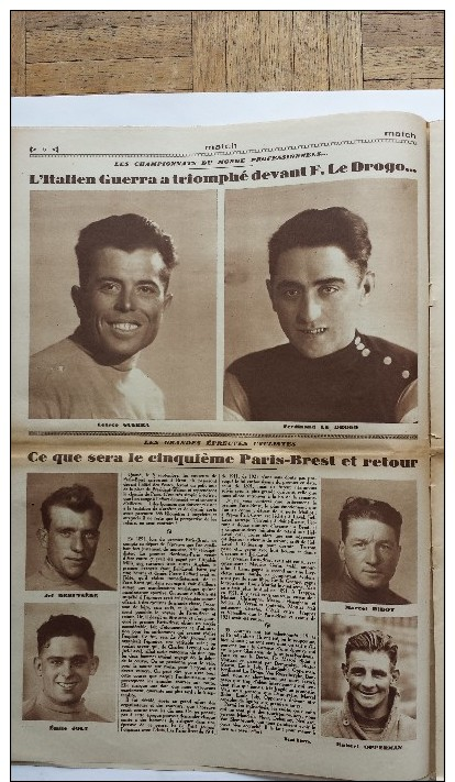 CYCLISME HANSEN MICHARD GUERRA/AUTO ETANCELIN/NATATION YVONNE GODARD/ATHLETISME RAMADIER/BOXE YOUNG PEREZ/TENNIS AUSSEM - 1900 - 1949