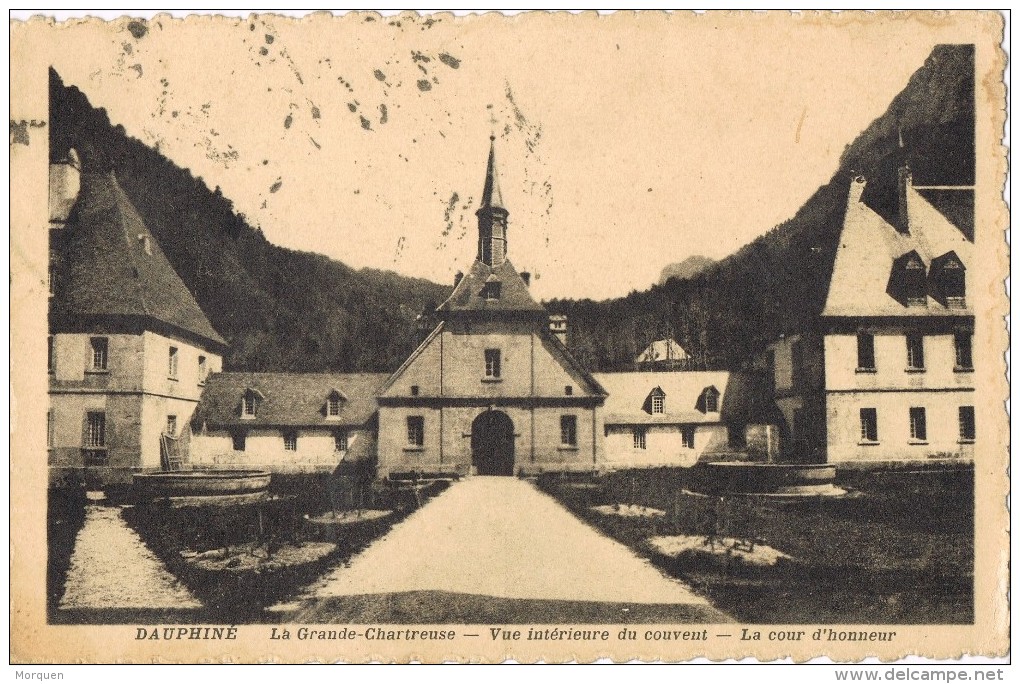 17354. Postal La GRANDE CHARTREUSE (Isere) Vue Interueur Du Convent - Chartreuse