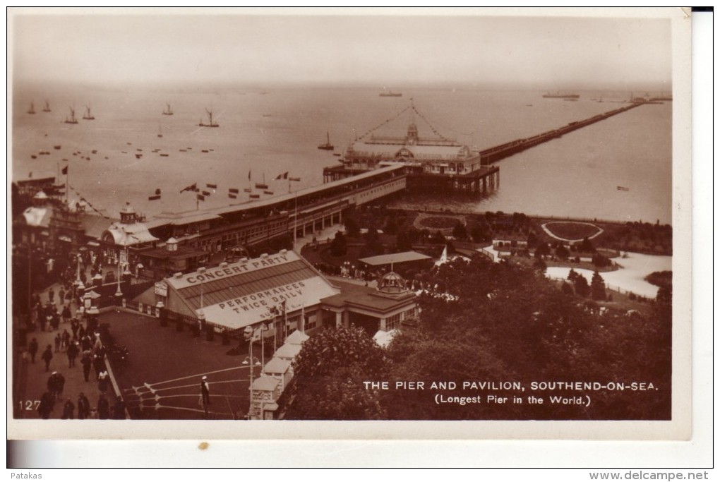 Southend-on-sea, The Pier And Pavilion -  (e - 386) - Southend, Westcliff & Leigh