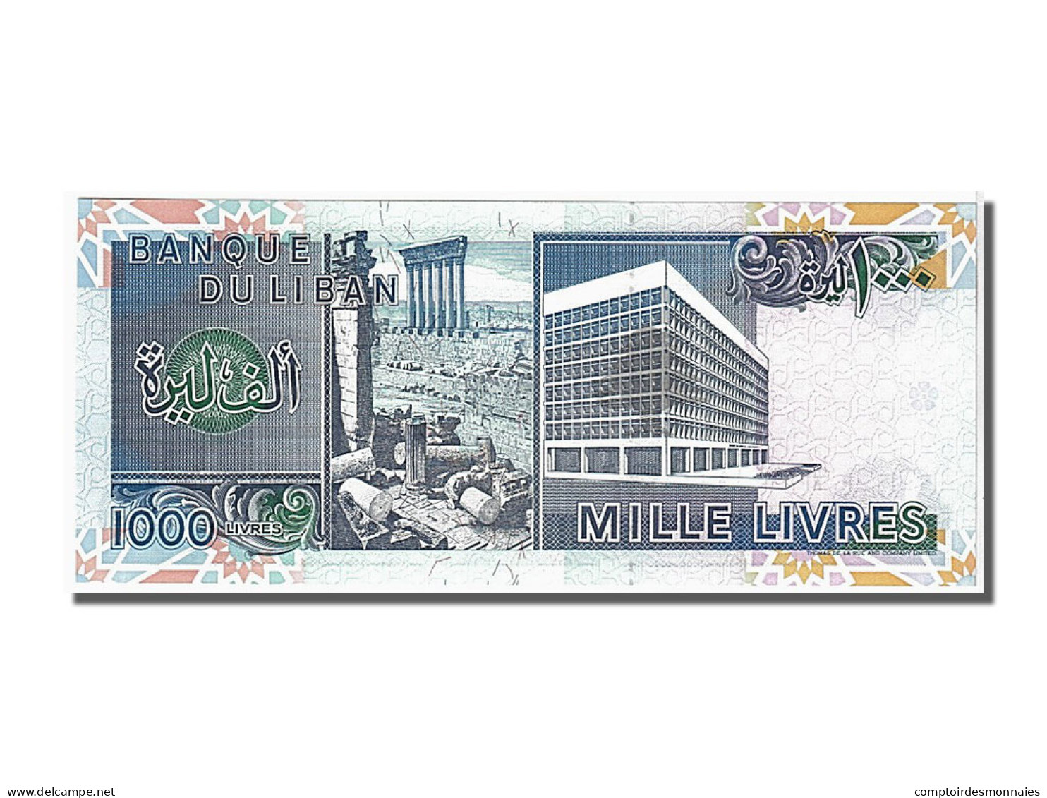 Billet, Lebanon, 1000 Livres, 1992, NEUF - Libanon