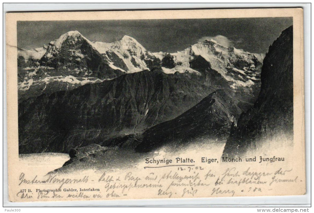 Gündlischwand - Schynige Platte - Eiger, Mönch Und Jungfrau - Gündlischwand