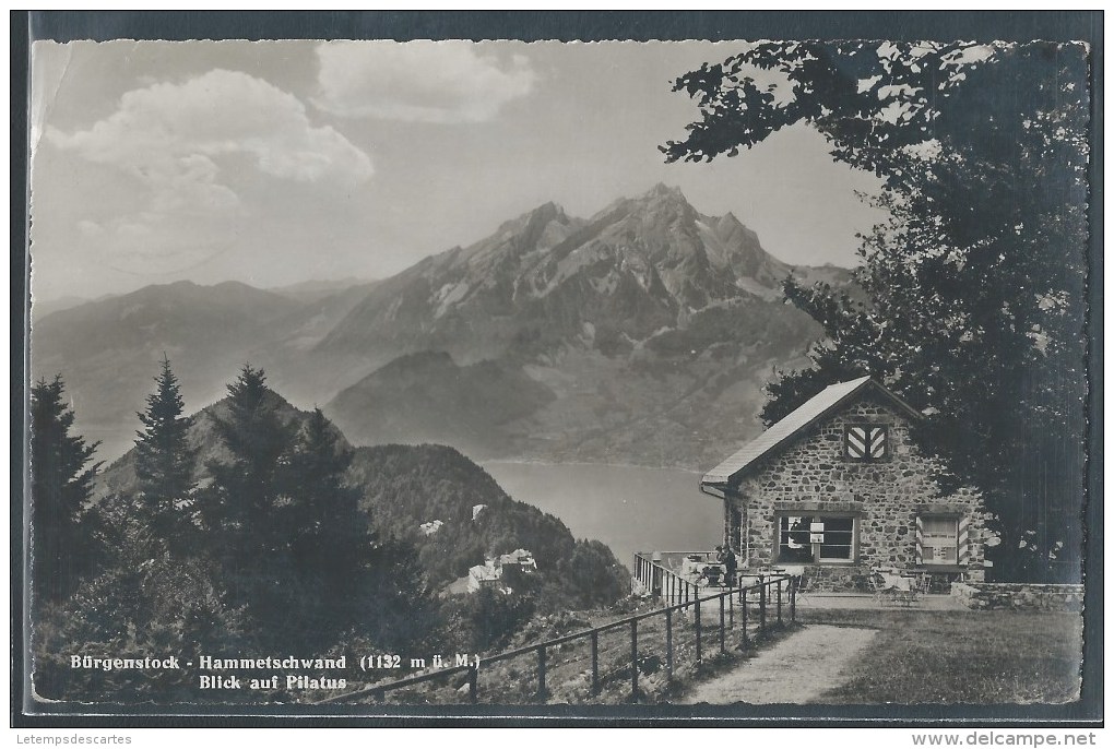 CPSM SUISSE - Bürgenstock, Hammetschwand - Blick Auf Pilatus - Sonstige & Ohne Zuordnung