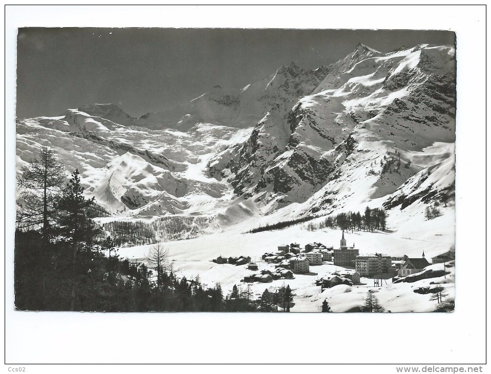 Saas-Fee Alphubel Täschhorn Dom Lenzspitze 1957 - Täsch