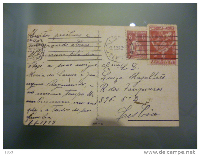 HISTÓRIA POSTAL - PARA OS POBRES (02 ENR 923) - Used Stamps