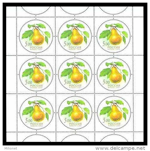 SALE!!! RARE!!! RUSSIA RUSIA RUSSIE RUSSLAND 2003 Gifts Of Nature -FRUITS- 5 Sheetlets MiNr 1113-17 CV=60€ ** - Ganze Bögen