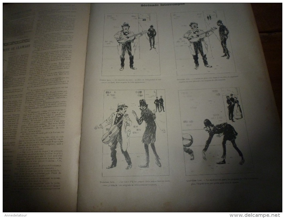 1895 LA FRANCE ILLUSTREE:Femmes de pêcheurs(grav);Miséreux de Paris;St-Julien-le-Pauvre;Le COQ et l'ÂNE(grav);Humour-