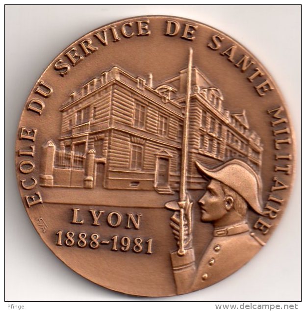 Centenaire De L´école Du Service De Santé Des Armées - Lyon 1988-1981 / Bron 1981-1988 - Medizinische Dienste