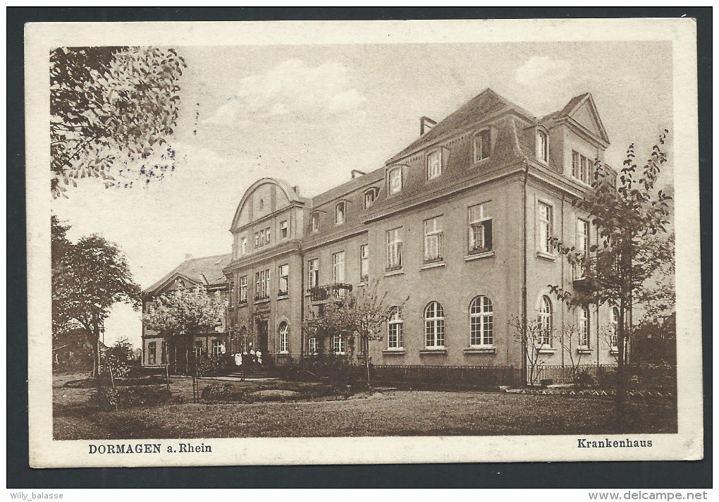 CPA - Allemagne - DORMAGEN A. RHEIN - Krankenhaus - Postes Militaires   // - Dormagen