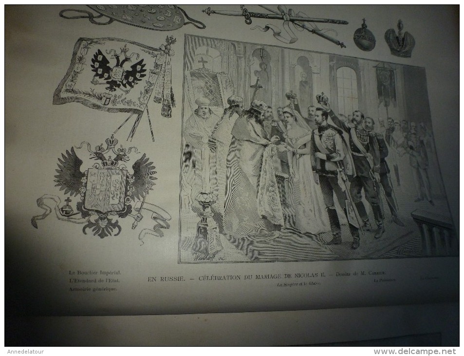 1894 LA FRANCE ILLUSTREE :Dessin--> Jeunes Vagabons Recrutés Pour Auteuil;Mariage Nicolas II;Humour Le LOUP Et L'AGNEAU - 1850 - 1899