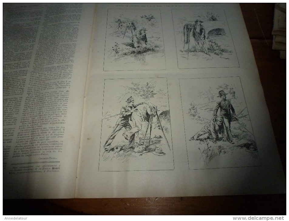 1894 LA FRANCE ILLUSTREE :Dessin--> jeunes vagabons recrutés pour Auteuil;Mariage Nicolas II;Humour Le LOUP et l'AGNEAU