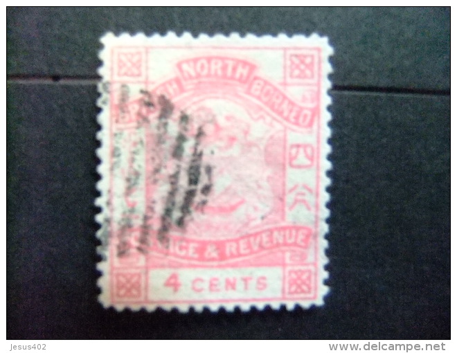 BORNEO DEL NORTE NORTH BORNEO BORNÉO DU NORD 1889 ARMOIRIES Yvert N&ordm; 38 - North Borneo (...-1963)