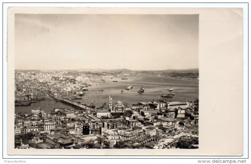 TURKEY/TURQUIE - ISTANBUL UMUMI GORUNUSU (FOTO SENDER) - 1953 - Turquia