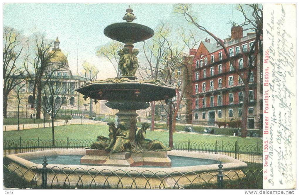 BOSTON - Brewer Fountain - Boston