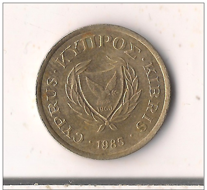 CHIPRE 2 CENTS 1985 - Chipre