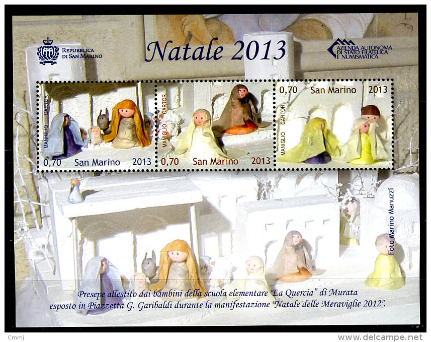 2013 - SAN MARINO - SAINT-MARIN -  Natale 2013 -   NH - (**) - New Mint - Blocs-feuillets