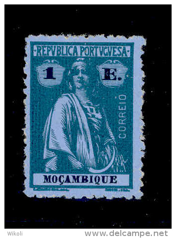 ! ! Mozambique - 1914 Ceres 1 E (Perf. 12 1/2) - Af. 168 - MH - Mozambique