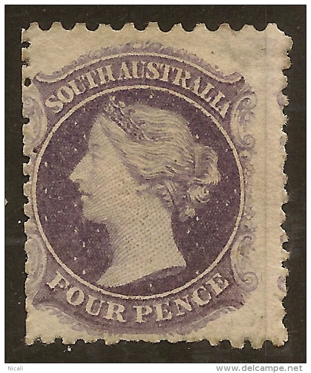 SOUTH AUSTRALIA 1870 4d Lilac QV SG 104 HM #TJ47 - Mint Stamps