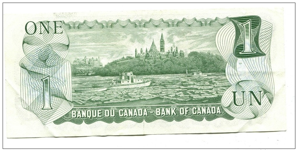 1973 Canada One Dollar  Banknote - Kanada