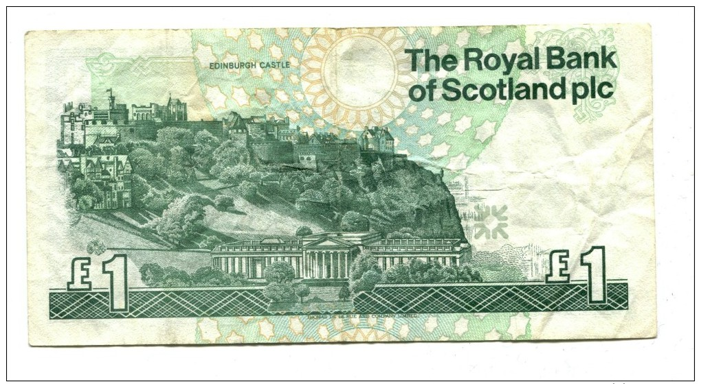 Scotland One Pound Banknote - 1 Pond