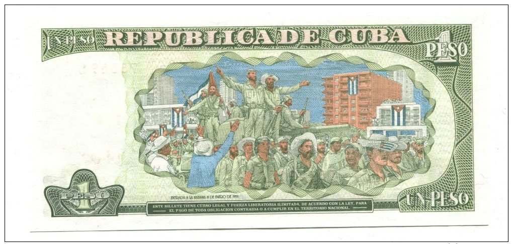 1995 Cuba 1 Peso Banknote - Cuba