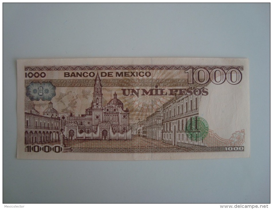 MEXICO - 1000 PESOS - 1983 - SERIE UR - CIRCULATED - SEE SCANS - Mexiko