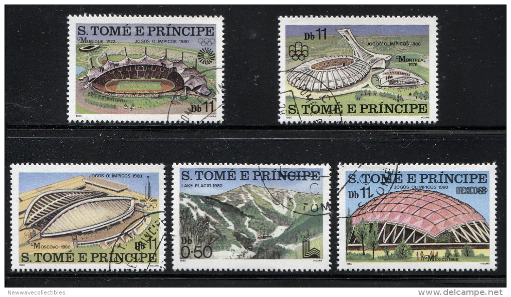 Olympic Stadiums,complete Set 5 Stamps,cto Fine Used - Summer 2004: Athens - Paralympic