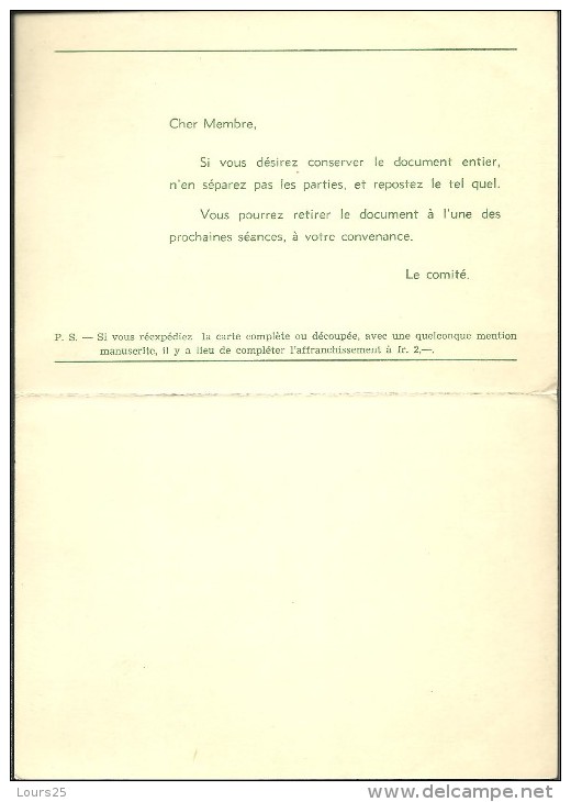 ! - Belgique - Timbre Cob 1384 (Rick Wouters) Sur Carte Postale De Club Royal Philatélique Liégeois (1966) - Covers & Documents