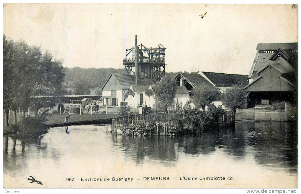 58 GUERIGNY DE MEURS USINE LAMBIOTTE INDUSTRIE - Guerigny