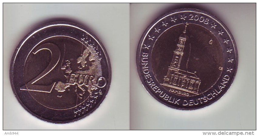 Germania - 2 Euro Commemorativo 2008 Zecca G - Germania