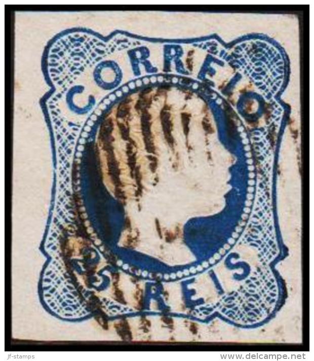 1856. Pedro V. 25 REIS. (Michel: 10) - JF193205 - Used Stamps