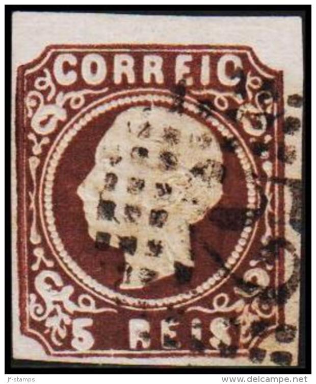1862. Luis I. 5 REIS. 25.  (Michel: 12) - JF193207 - Used Stamps