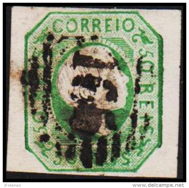 1855. Pedro V. 50 REIS.  (Michel: 7) - JF193187 - Usado