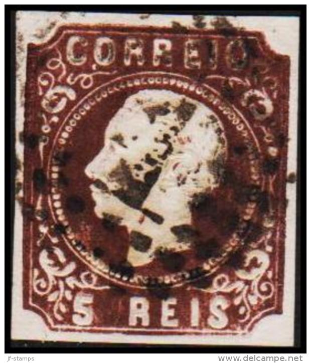 1862. Luis I. 5 REIS.   (Michel: 12) - JF193211 - Oblitérés