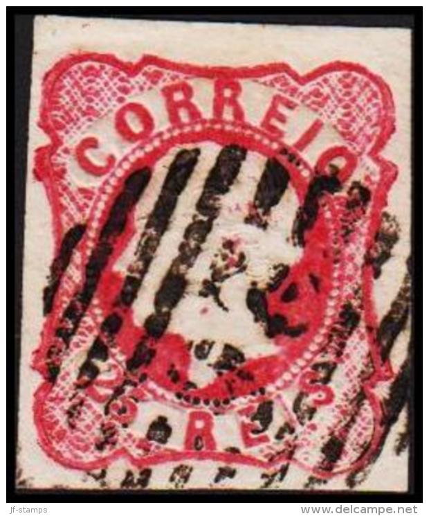 1862. Luis I. 25 REIS.   (Michel: 14) - JF193222 - Oblitérés