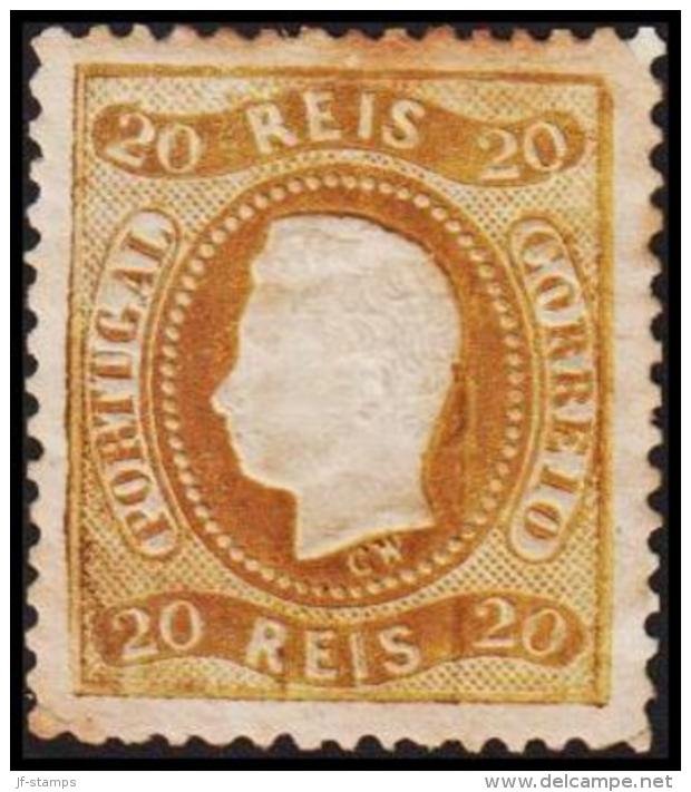 1869. Luis I. 20 REIS.  (Michel: 27) - JF193299 - Unused Stamps