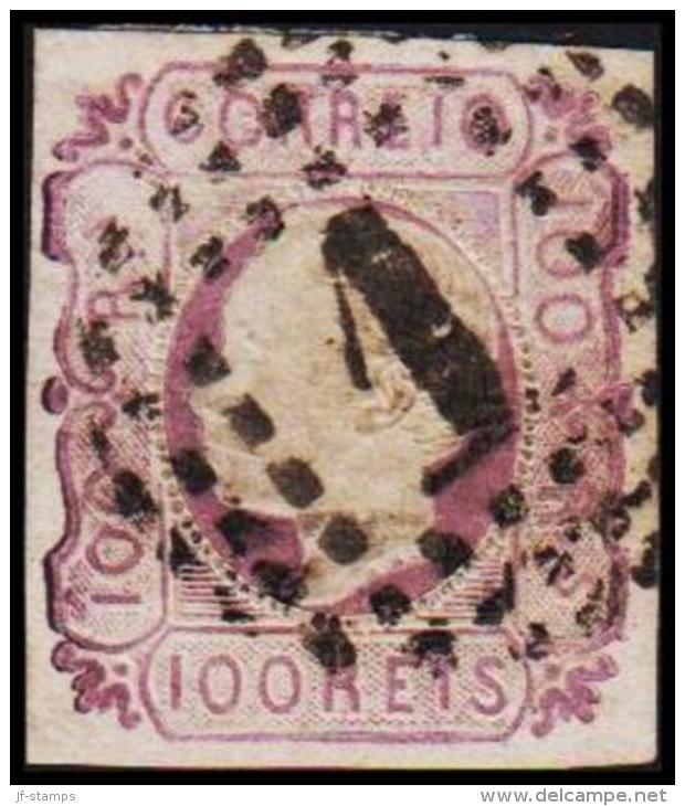 1862. Luis I. 100 REIS.   (Michel: 16) - JF193232 - Used Stamps