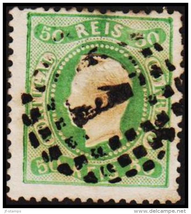 1868. Luis I. 50 REIS. 1. (Michel: 29) - JF193289 - Used Stamps