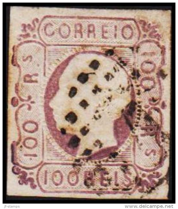 1862. Luis I. 100 REIS.   (Michel: 16) - JF193231 - Oblitérés