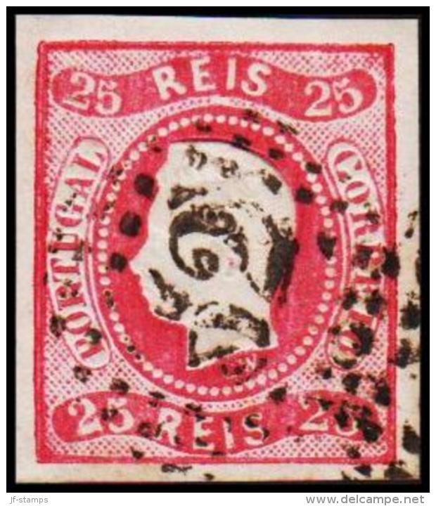 1866. Luis I. 25 REIS.  (Michel: 20) - JF193262 - Gebruikt
