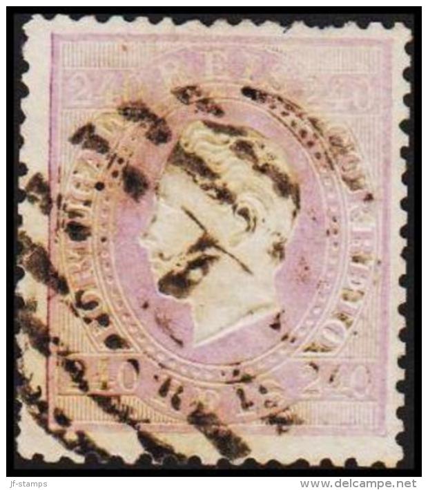 1873. Luis I. 240 REIS Perforated 12½. (Michel: 44xB) - JF193316 - Gebraucht