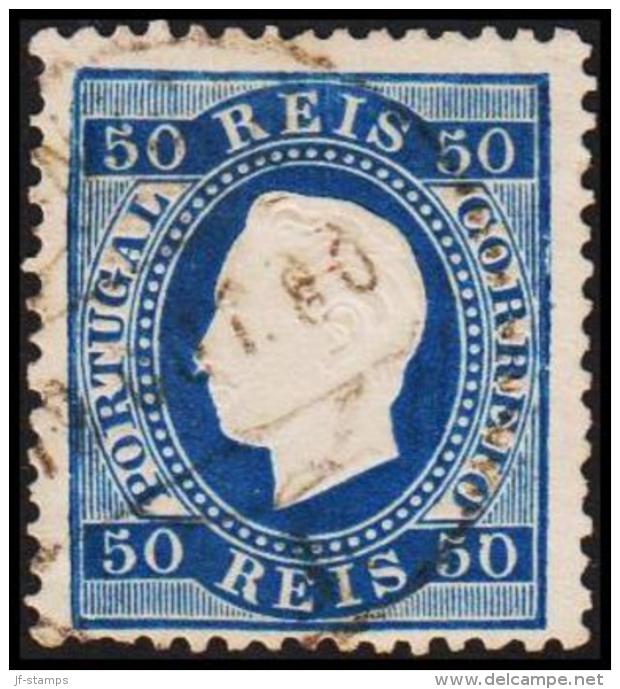 1879. Luis I. 50 REIS Perforated 12½. (Michel: 48B) - JF193329 - Gebraucht
