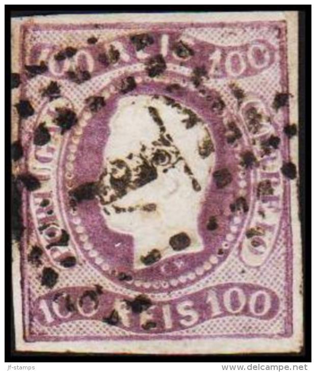 1867. Luis I. 100 REIS.  (Michel: 23) - JF193242 - Gebruikt