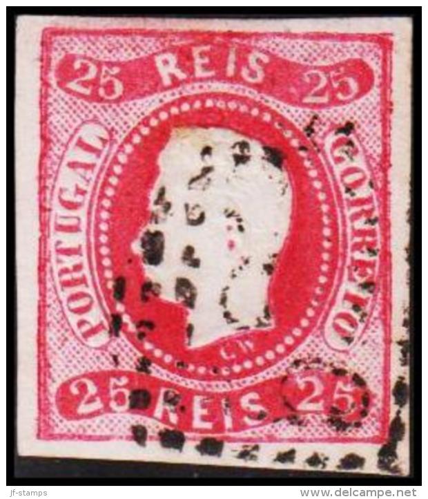 1866. Luis I. 25 REIS.  (Michel: 20) - JF193264 - Gebruikt
