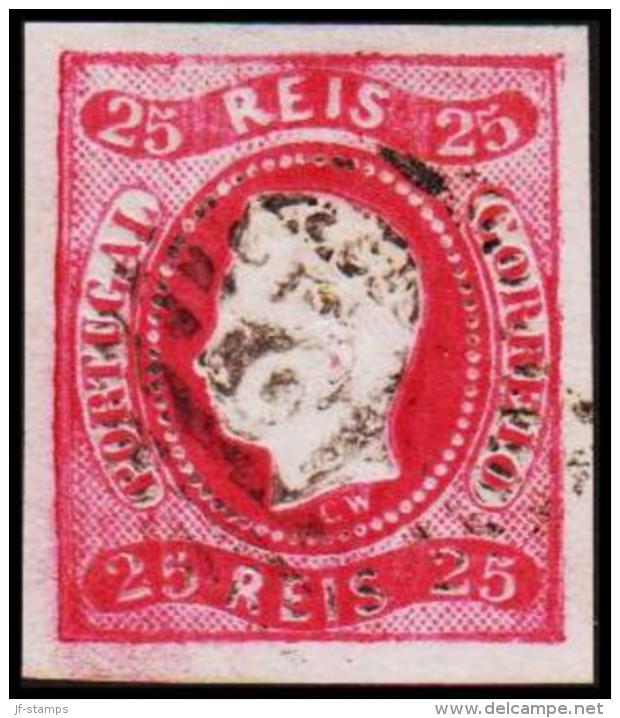 1866. Luis I. 25 REIS.  (Michel: 20) - JF193263 - Gebruikt
