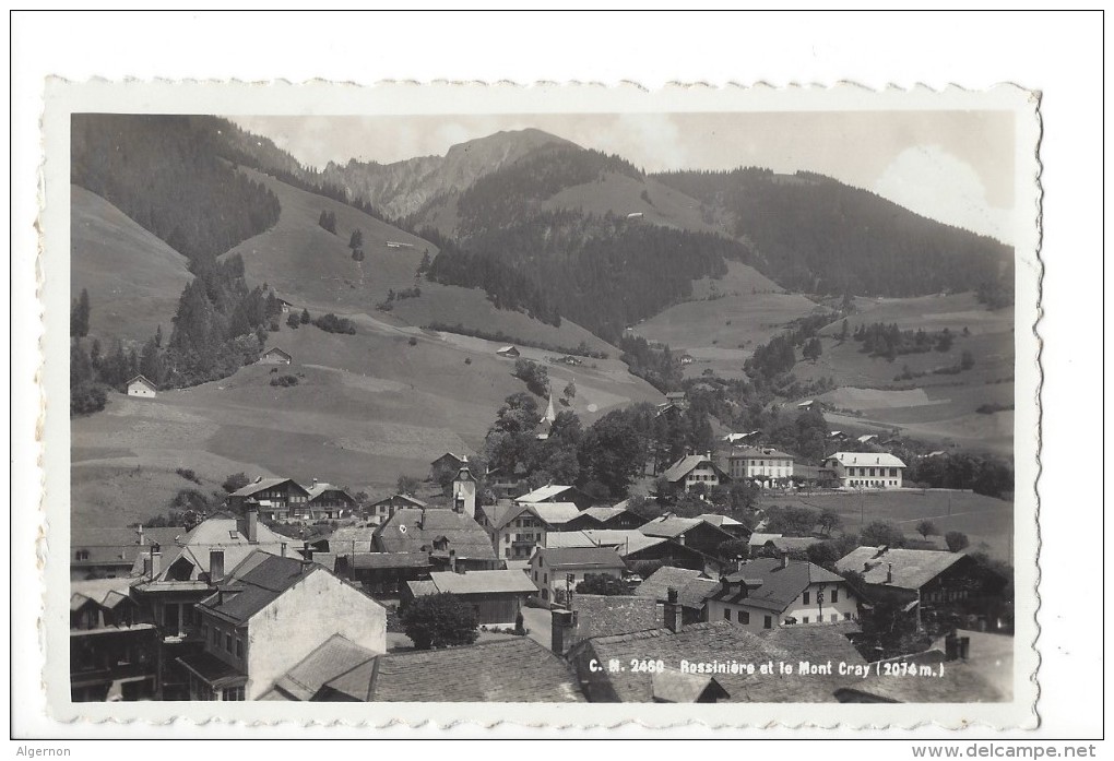 14209 - Rossinières Et Le Mont Cray - Rossinière