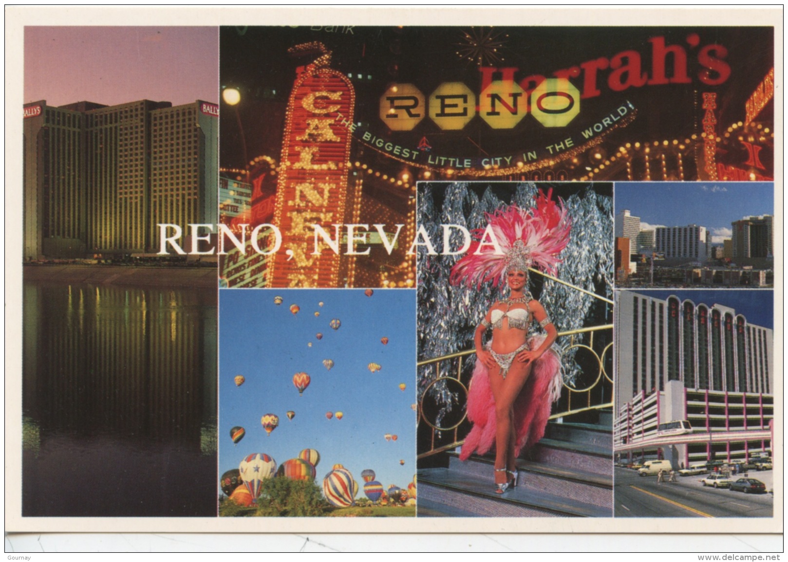 Reno Névada Multivues Pin Up Girl Montgolfières (n°100 Travel Series) - Reno