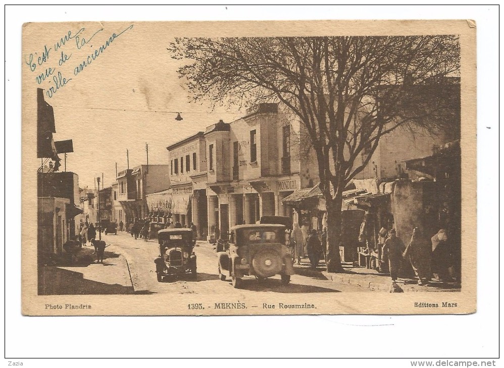 MAC.0031/ Meknès - Rue Rouamzine - Meknès